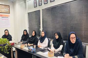 برگزاری جلسه کمیته اجرایی با حضور رئیس بیمارستان